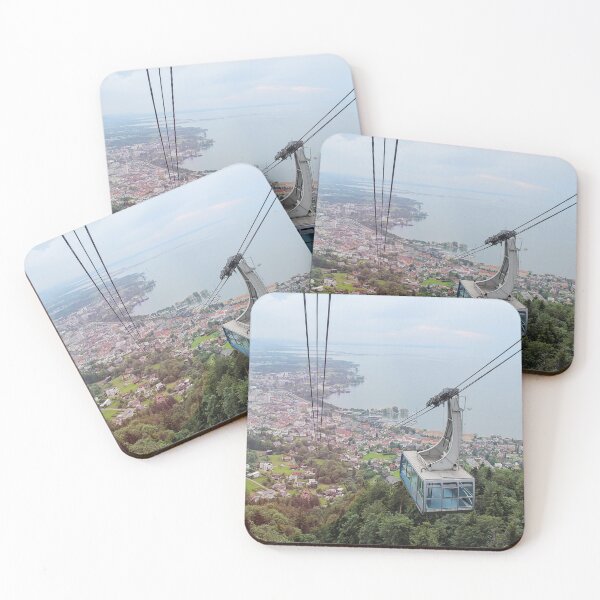 Item preview, View from the cable car to the city and lake Constance in Bregenz, Austria designed and sold by Angela Cini.