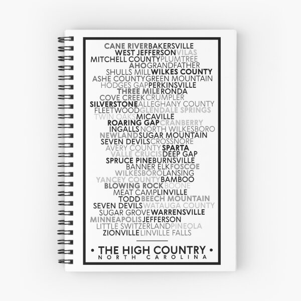 Item preview, North Carolina High Country Towns and Cities designed and sold by carolinaphile.