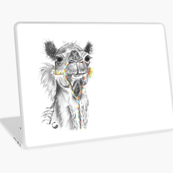 Dromedary - Charcoal Animals Laptop Skin