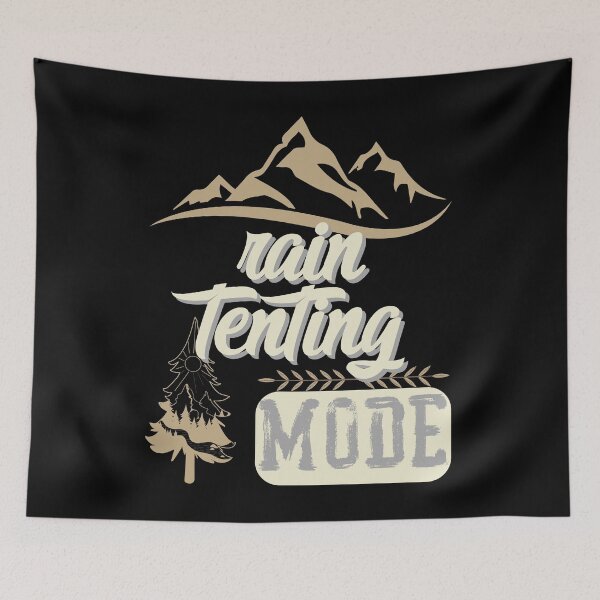 Item preview, rain tenting Mode, forest river sun inside tree pine designed and sold by movie-popcorn.