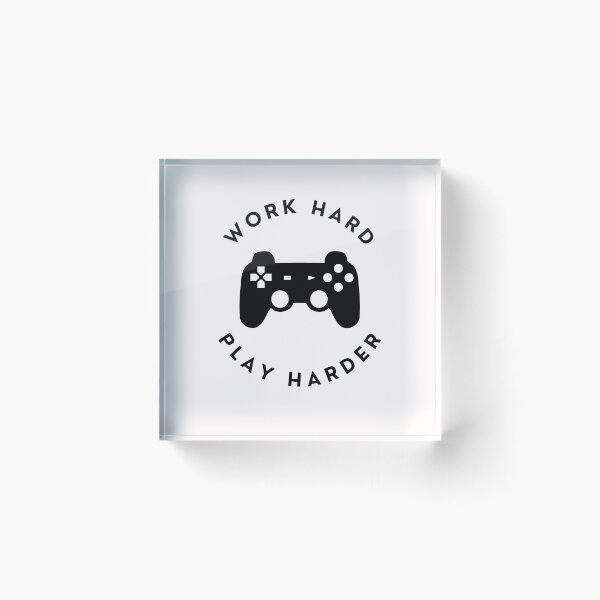 Item preview, Work Hard Play Harder Design designed and sold by derendesign.