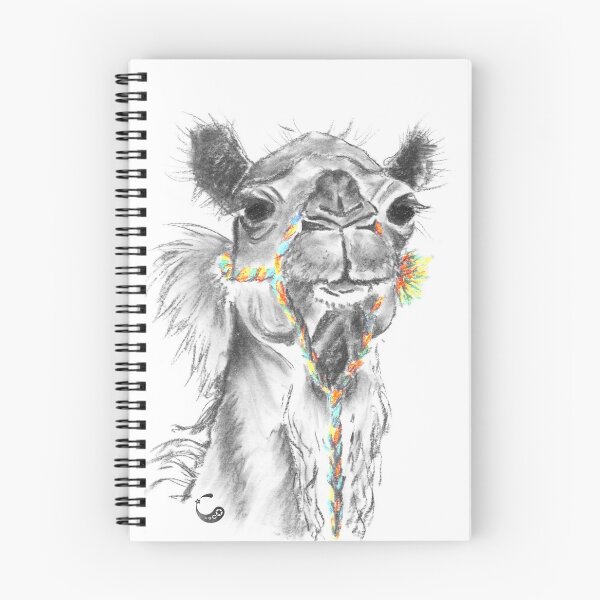 Artikelvorschau, Dromedar - Charcoal Animals entworfen und verkauft von Mira Alexander.