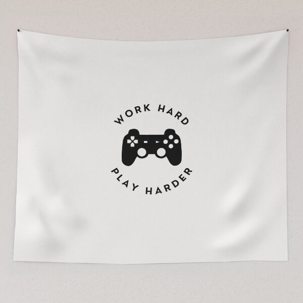 Item preview, Work Hard Play Harder Design designed and sold by derendesign.