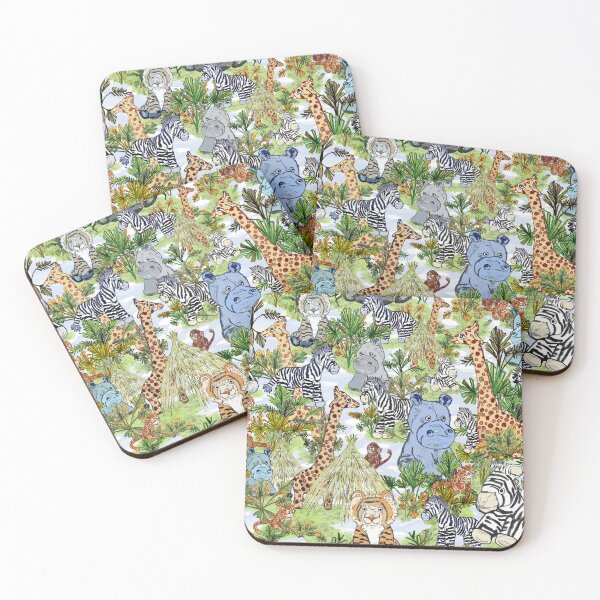 Item preview, Plush Toys in a Joyful Jungle designed and sold by Karen Del Pellegrino.