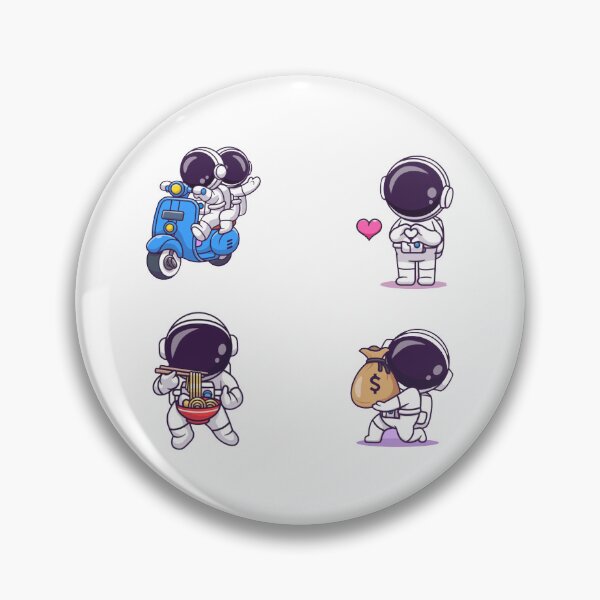 Item preview, Funny Astronaut Pack  designed and sold by Nero9o.