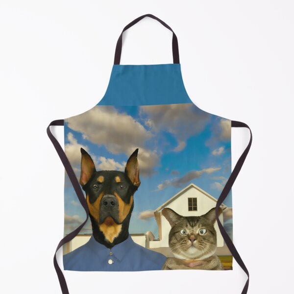 Item preview, American Gothic Dog and Cat Design designed and sold by unitydesigneu.