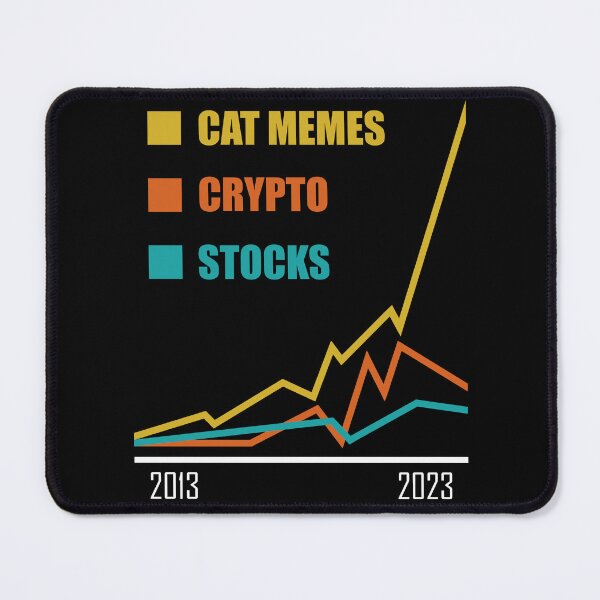 Item preview, Chart Comparison - Stocks, Crypto, Cat Memes designed and sold by rowdE-art.