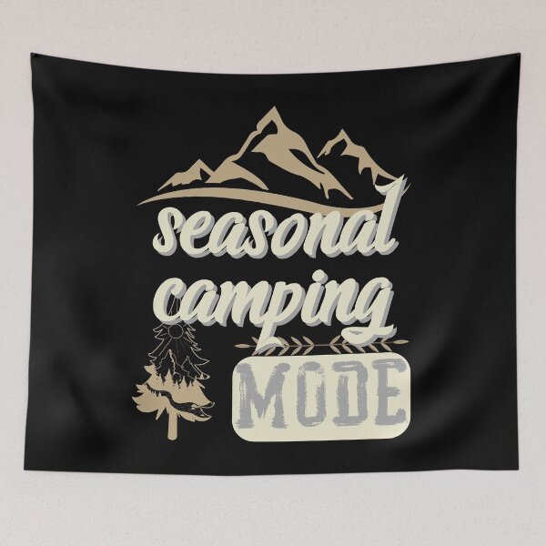 Item preview, seasonal camping Mode, forest river sun inside tree pine designed and sold by movie-popcorn.