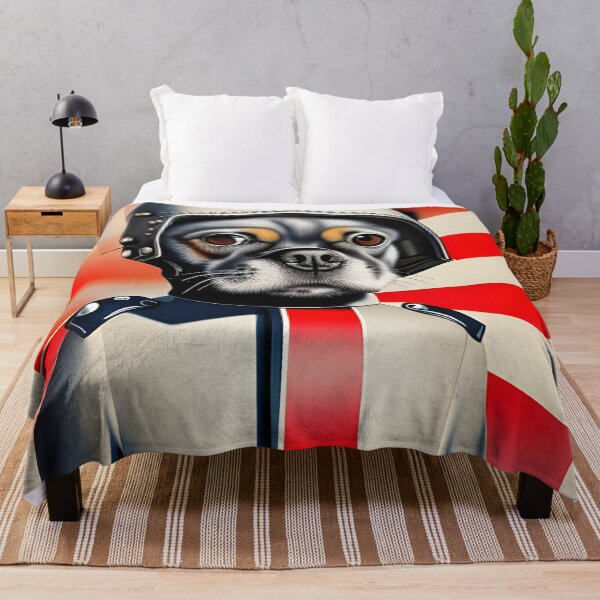 Item preview, Little Dog with Helmet Vintage Military Propaganda - Retro Style designed and sold by Dalive.