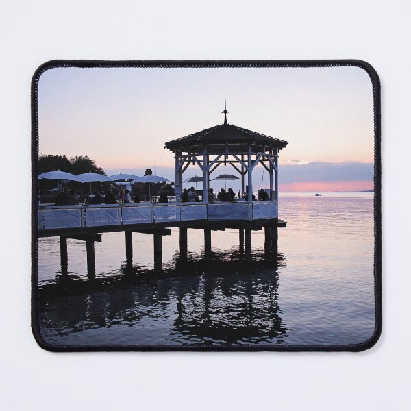 Item preview, Beautiful Summer Pink and Blue Sunset at the Lake designed and sold by Angela Cini.