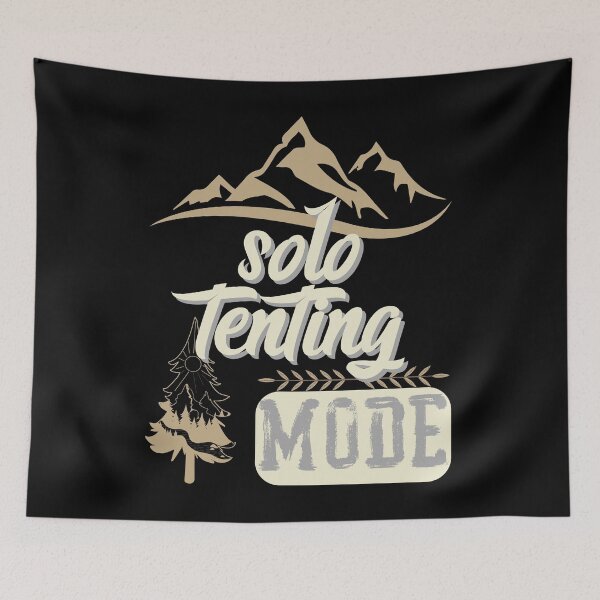 Item preview, solo tenting Mode, forest river sun inside tree pine designed and sold by movie-popcorn.