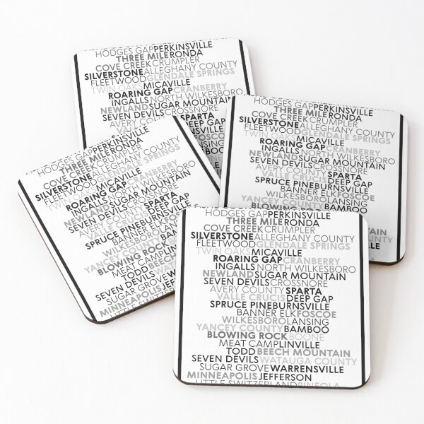 Item preview, North Carolina High Country Towns and Cities designed and sold by carolinaphile.