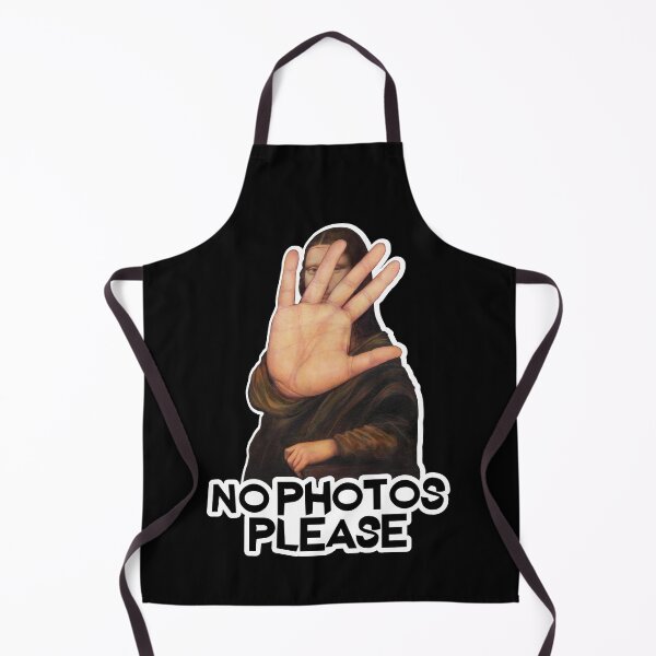 Item preview, No Photos Please - Funny Mona Lisa design designed and sold by LordAudes.