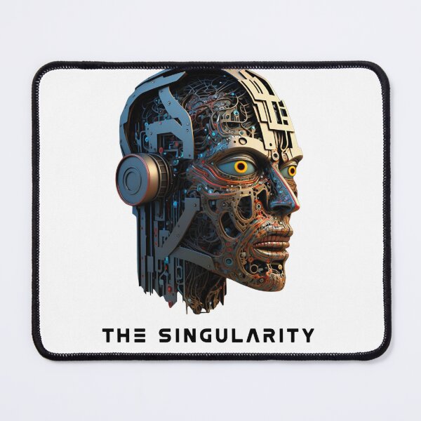 Item preview, Cyborg Head - Eddie | The Singuarity | Human Cyborg | Sci-Fi Cyborg | Artificial Intelligence Cyborg | Gift for Boyfriend designed and sold by Synthetic-Intel.