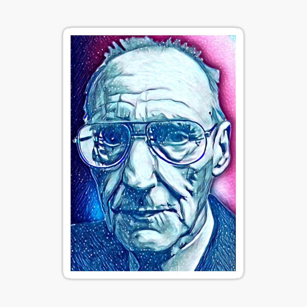 Item preview, William S. Burroughs Artwork | William S Burroughs Portrait | William Burroughs Wall Art  designed and sold by Suyogsonar25.