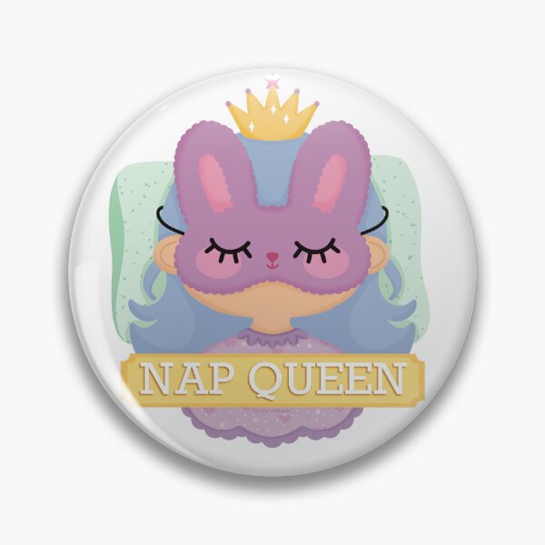 Item preview, Nap Queen Funny Sleeping Pastel Princess designed and sold by TheBunnoBandit.