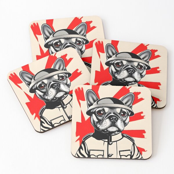 Item preview, Retro propaganda cute pug dog soldier - vintage style designed and sold by Dalive.