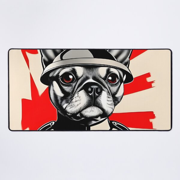 Item preview, Retro propaganda cute pug dog soldier - vintage style designed and sold by Dalive.