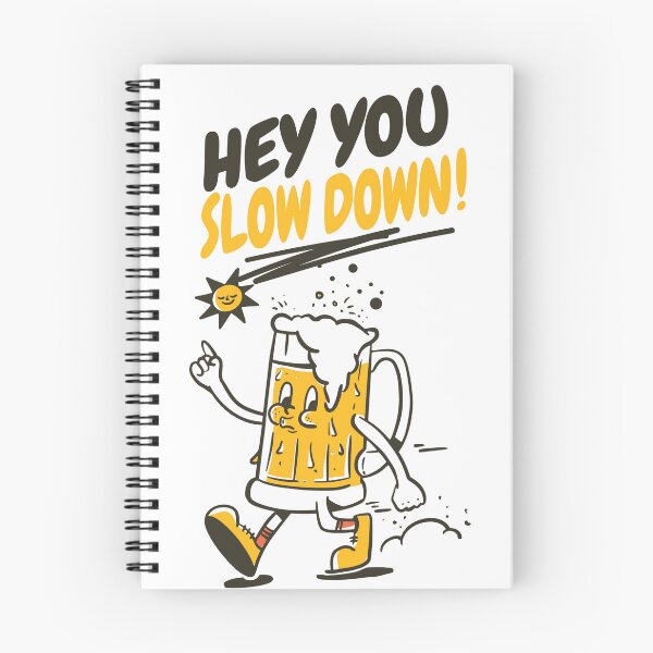 Item preview, Hey You Slow Down Funny Novelty Walking Frosty Beer Mug designed and sold by Fun-T-Shirts.