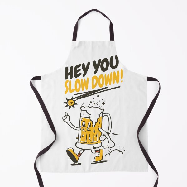 Item preview, Hey You Slow Down Funny Novelty Walking Frosty Beer Mug designed and sold by Fun-T-Shirts.