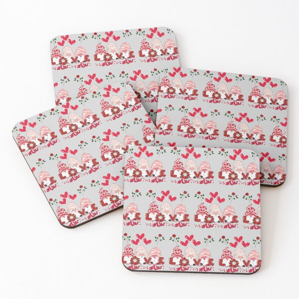Item preview, Garden Gnomes Love Red Roses Pattern designed and sold by VistaViews.