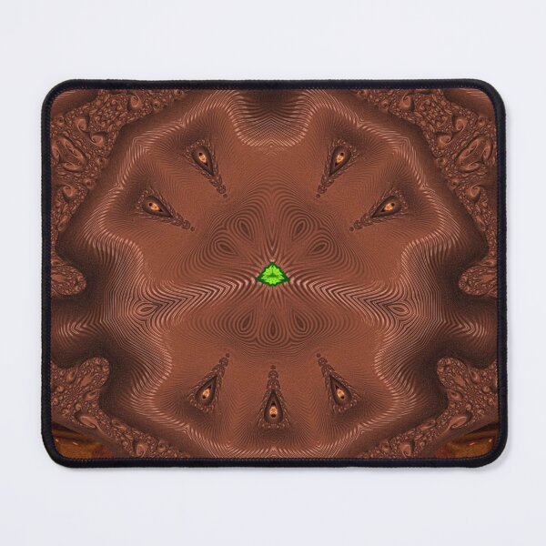 Item preview,  *FUNNY ABSTRACT PAINTING ALIEN TRIBAL FACE CHOCOLATE MIXTURE MINT GREEN WITH STARRY GREEN ANISE* designed and sold by Ralek.