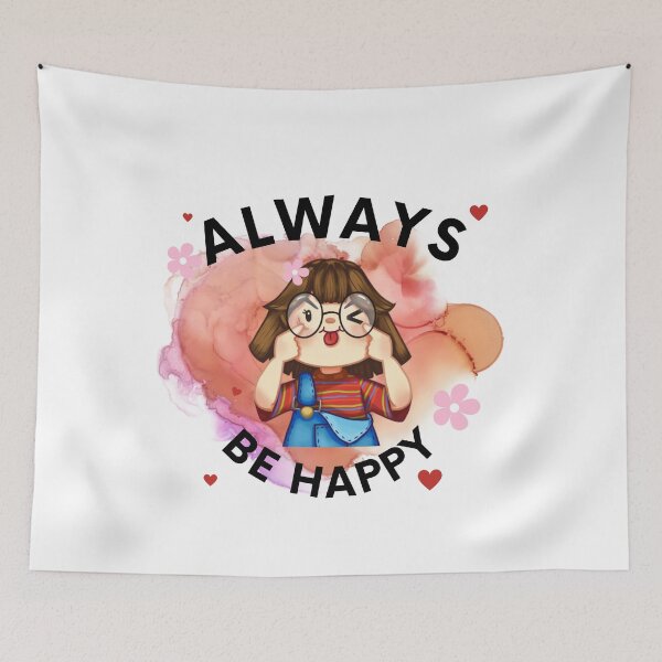 Item preview, Always Be Happy designed and sold by Bashini.
