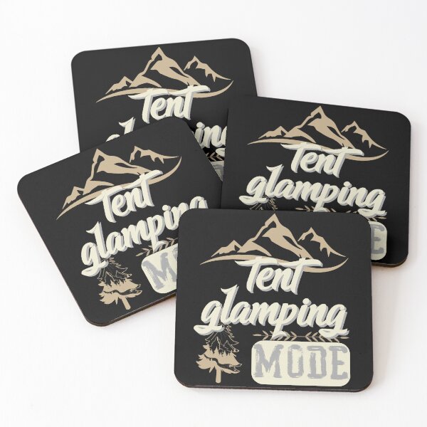 Item preview, tent glamping Mode, forest river sun inside tree pine designed and sold by movie-popcorn.