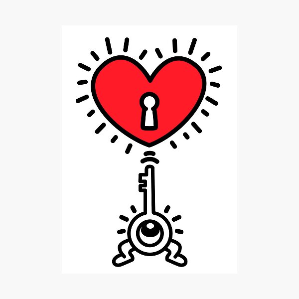 Item preview, Key to my heart designed and sold by bitpopart.