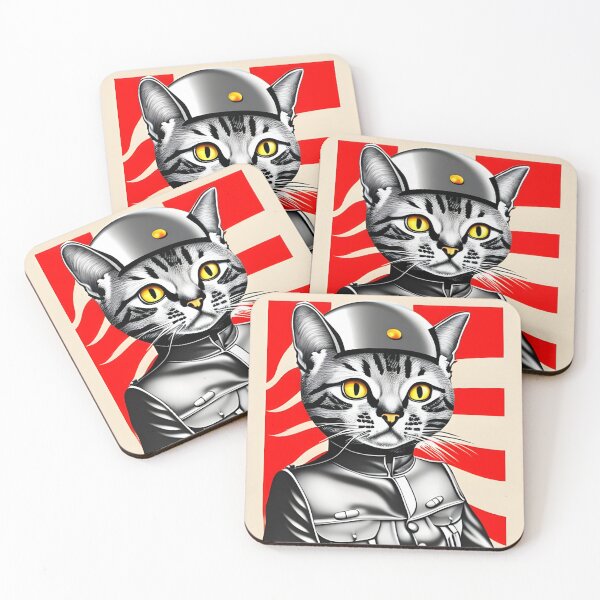 Item preview, Retro Propaganda Cat Soldier - Vintage Style designed and sold by Dalive.