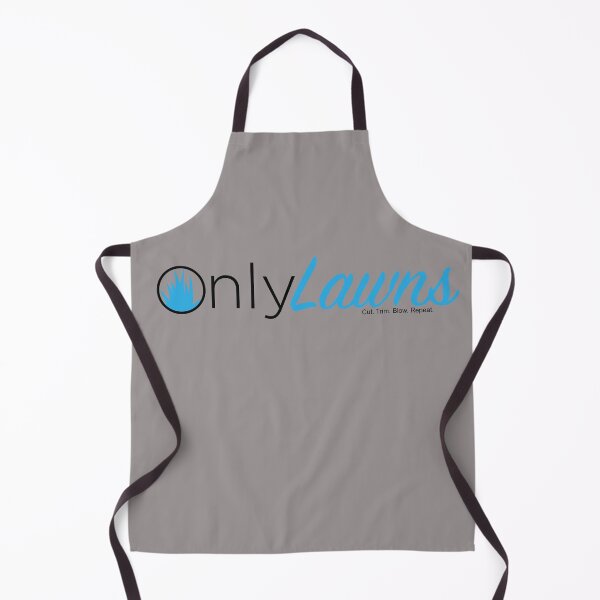 Item preview, Only Lawns funny lawn mower blue designed and sold by Tradeology.