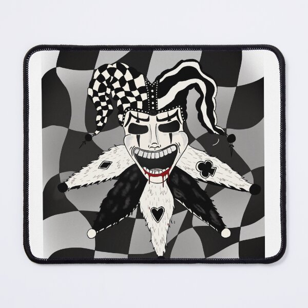 Item preview, Jester with background (black & white) designed and sold by CrazyPizzaMan21.