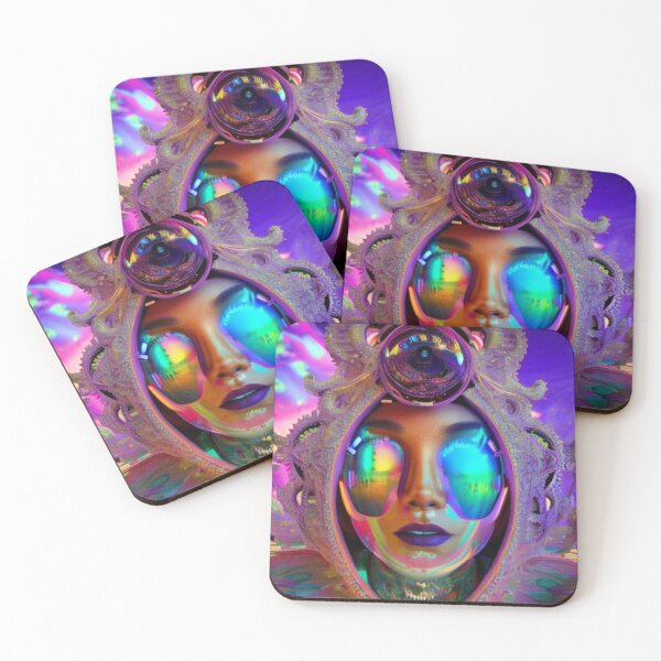 Item preview, Psychedelic Face #14 - Part of Our Psychedelic Faces Collection designed and sold by Psychedelic Psychos.