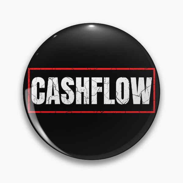 Item preview, CASHFLOW Mindset red frame poster distressed  designed and sold by KingsManKind.