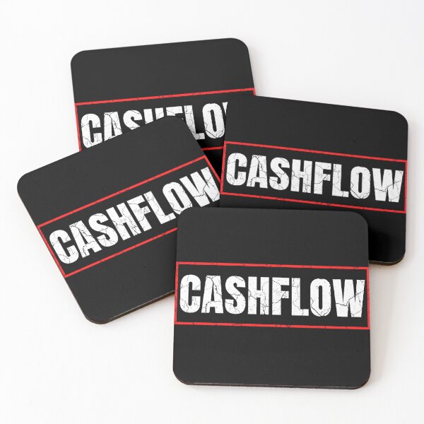 Item preview, CASHFLOW Mindset red frame poster distressed  designed and sold by KingsManKind.