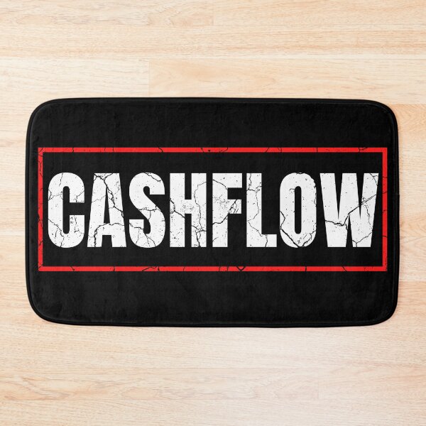 Item preview, CASHFLOW Mindset red frame poster distressed  designed and sold by KingsManKind.