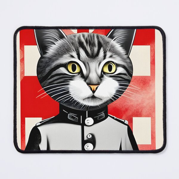 Item preview, Retro Propaganda Cats General - Vintage Style designed and sold by Dalive.