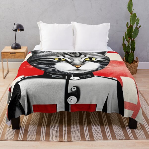 Item preview, Retro Propaganda Cats General - Vintage Style designed and sold by Dalive.
