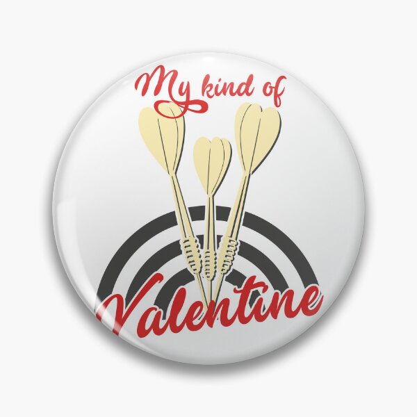 Item preview, Darts My Kind of Valentine designed and sold by OmmeDesigns.
