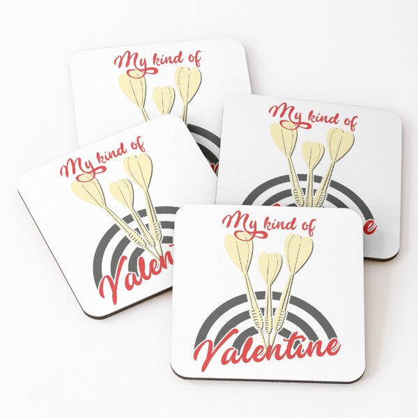 Item preview, Darts My Kind of Valentine designed and sold by OmmeDesigns.
