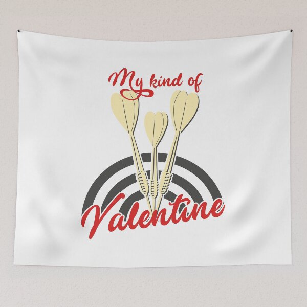 Item preview, Darts My Kind of Valentine designed and sold by OmmeDesigns.