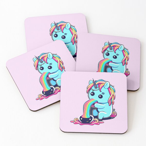Item preview, Unicorn Rainbow Sic Vomit Puke designed and sold by Tellingmoon.