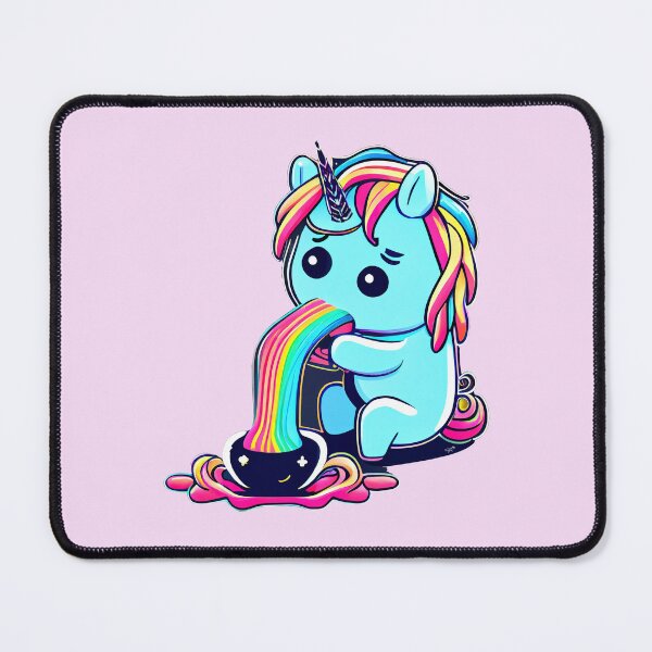 Item preview, Unicorn Rainbow Sic Vomit Puke designed and sold by Tellingmoon.