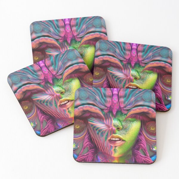 Item preview, Psychedelic Face #15 - Part of Our Psychedelic Faces Collection designed and sold by Psychedelic Psychos.