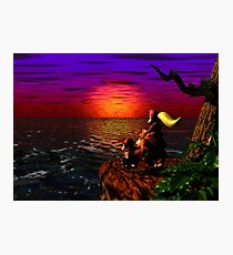 Donkey Kong Sunset Photographic Print