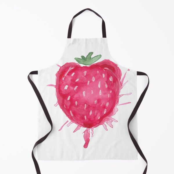 Item preview, Handmade strawberry watercolor painting pattern designed and sold by Pacika.