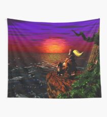 Donkey Kong Sunset Wall Tapestry
