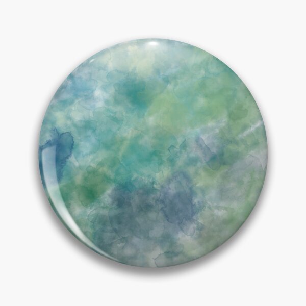 Item preview, watercolor blotches in peacock colors designed and sold by Oruel2727.