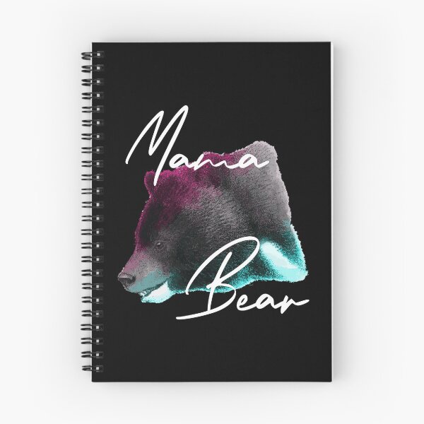Item preview, Mama bear in holographic cool design designed and sold by PrintsyGal.