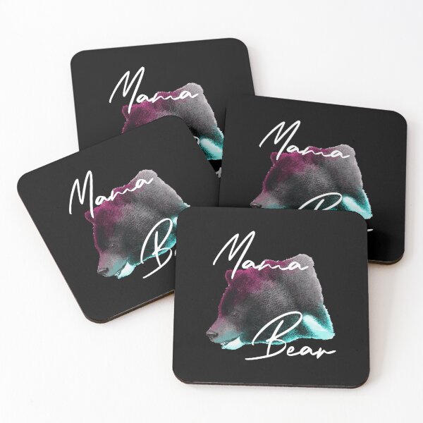 Item preview, Mama bear in holographic cool design designed and sold by PrintsyGal.